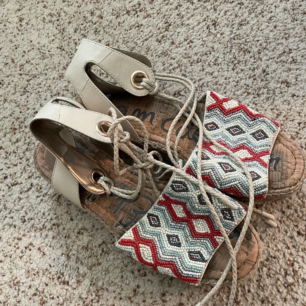 Sam Edelman tie sandals